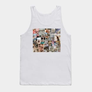 artist aesthetic collage Tank Top